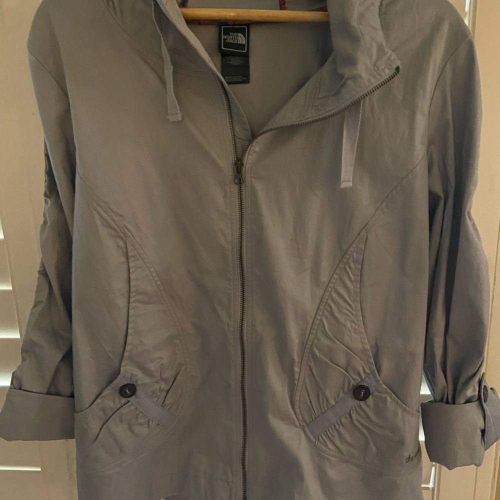 The North Face light weight hooded jacket